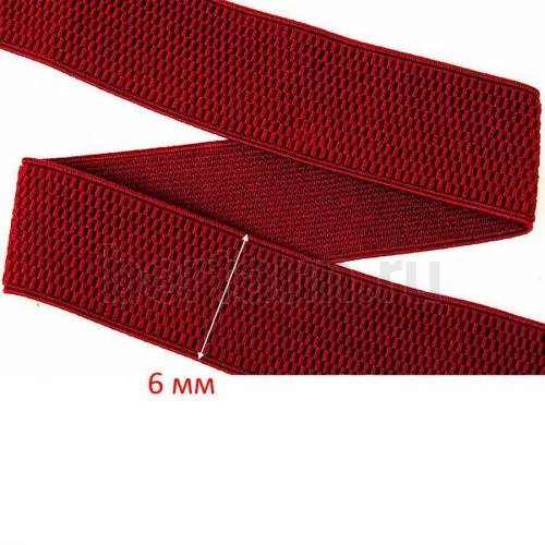 Резинка босоножная  6 мм светлая вишня Италия