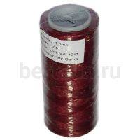 Нитки вощеные №60 d1мм 100м.для ручной прошивки т.красн 1247 DAFNA
