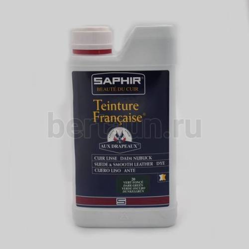 Сапфир № 84    0814 Красит Tenture francaise, фляжка, 500мл 20 темн.зеленый