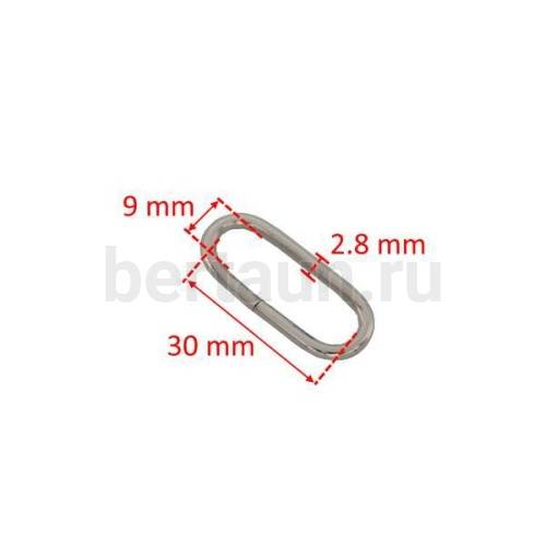 Рамка № 59 щель LT 30 мм никель 10 шт/упак 
