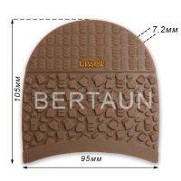 Набойка №  76  BISSELL 62В раптор ЗИМА 7,2 мм светло-коричневый LIGHT BROWN (8)