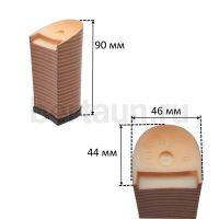 Каблуки №  33 LY 88018 беж. полоса   (высота 9 см) столбик