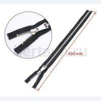 МОЛНИЯ №183 МЕТАЛЛ Т8 для сапог никель 45 см черн  GM