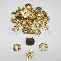 Кнопка №14 D 15 мм  КОЛЬЦО  (10 шт/уп) золото