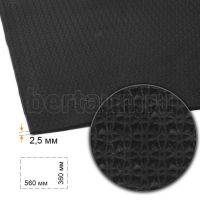 Лист профилактика №  8 DUMOUT "калейдоскоп" нешкуренный 560*360*2,5 мм черный