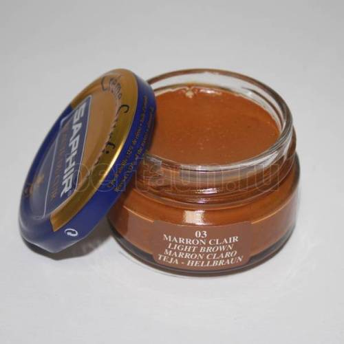 Сапфир №149   Крем банка 0032 СТЕКЛО-03  50 мл.(light brown)