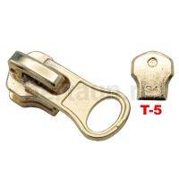 Замок-бегунок №154 металл Т5 ОБРАТКА BERT золото