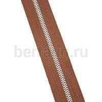 Молния рулонная №  86 МЕТАЛЛ никель Т5 GFM С859 тем рыжая