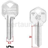 Заг.для ключ. KW 1  KWI1_KT1T/KT1_KS1_1176 Kwikset англ. №141 H-114