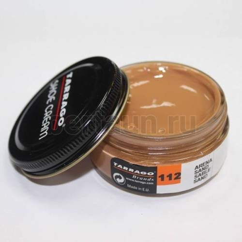 Тарраго №205    (TCT31) 112 Крем SHOE cream СТЕКЛО 50мл темн.песок