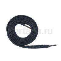 Шнурки №43 шнурки ПЛОСКИЕ  (330) тёмно-синие 120 см