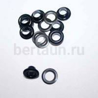 Блочка и  люверс  №56 D 6 мм  (5000 шт/уп) оксид