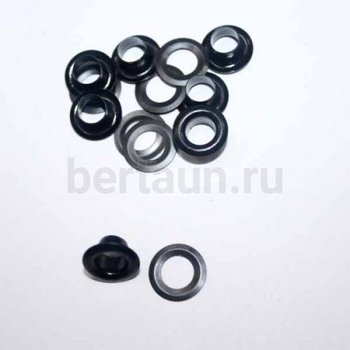 Блочка и  люверс  №56 D 6 мм  (5000 шт/уп) оксид