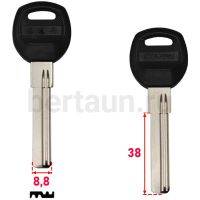 Заг.для ключ. BAODEAN 2 пазы правый под бронь 51 мм № 314