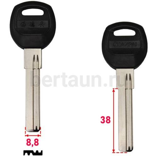 Заг.для ключ. BAODEAN 2 пазы правый под бронь 51 мм № 314