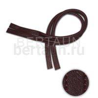 Ручки сумочные 75 см крепл.УЗКОЕ № 67 полиурет. бордо мат