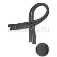 Ручки сумочные 75 см крепл.УЗКОЕ № 36 полиурет. серый мат