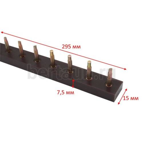 Полоса - штырь № 8  BASF № 1 (10 пар) коричневая