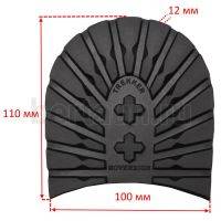 Набойка № 147  SOVEREIGN TREKKER р. 4 муж. черн. ЗИМА 12 мм