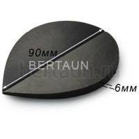 Подковки №17 BISSELL  100% PU 6009 черные 6 мм БОЛЬШИЕ