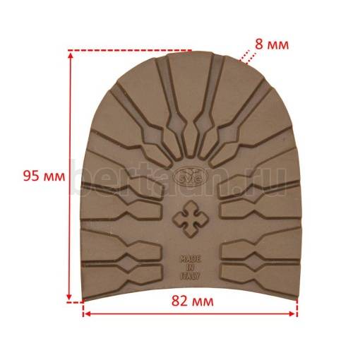 Набойка № 94 SVIG муж. 236 TACCHI TRAPPER №2 карамель Набойка № 94 SVIG муж. 236 TACCHI TRAPPER №2 карамель