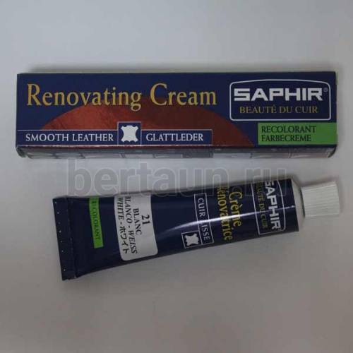 Сапфир №118     ЖИДКАЯ КОЖА -21 - белая (25 мл)