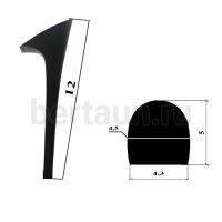 Каблуки № 141 LY 11024 черный  (высота 12 см)