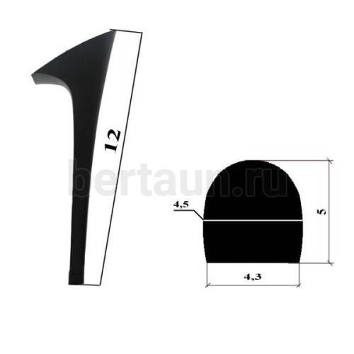 Каблуки № 141 LY 11024 черный  (высота 12 см)