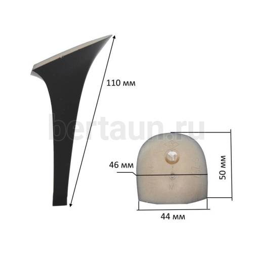 Каблуки №  89 LY 7213 черный наборный (высота 11 см)