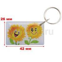 Домофонный ключ заготовка №37  T5577_ПОДСОЛНУХИ_