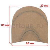 Каблук мужской №12   деревянный Высота 20 мм. р-р.44