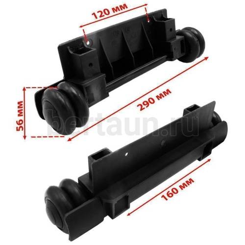 Колесо № 03  для чемодана к телескопической ручке 168-7-3