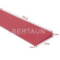 Косяки №26    BISSELL  1010  450*45*1*8 мм темн красный DARK RED(11)