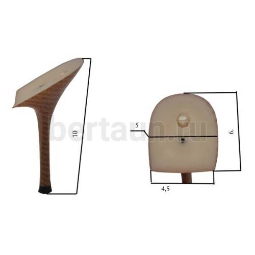 Каблуки № 109  LY 5057 бежевая полоса (высота 10 см)