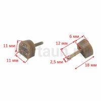 ARCHITAK  набойки № 9  р.2   ТОНКИЙ ШТЫРЬ р.11*11 мм /389.5 беж.