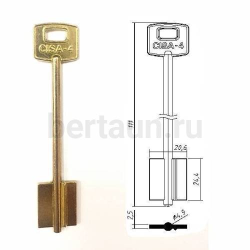 Заг.для ключ. ЧИЗА 4  DV-2222    №214