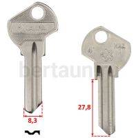 Заг.для ключ. KAZ КАЗ 1Л _KAZ-1_KAZ1R_KAZ1L_KAN1S Казань англ. № 168 (H-072)