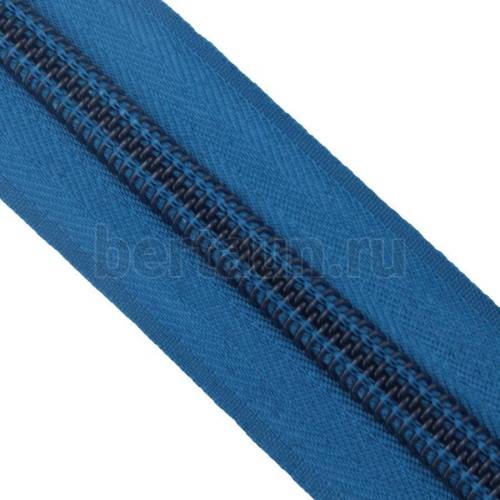 Молния рулонная №  92 спираль Т10 (90 м/упак) синий (№220)