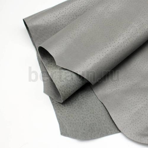 Кожподкладка покрывная серая