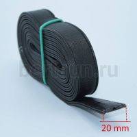 Ручки сумочные ПЛОСКИЕ № 79 2см*2м черный НОВИНКА