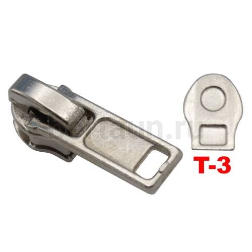 Замок-бегунок №148 спираль Т3 GM 30021 никель