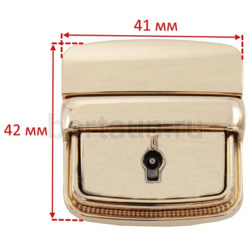 Замок портфельный № 32 C150 BERT/0799 GFM золото