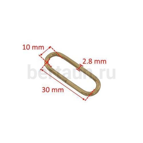 Рамка № 65 щель LT 30 мм золото 10 шт/упак 