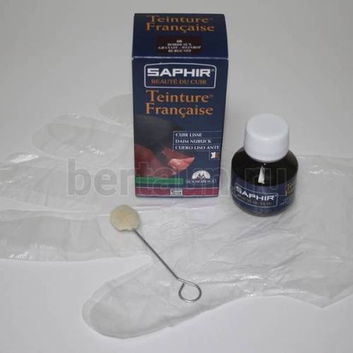 Сапфир № 77    0812 Универс. крас. Teinture francaise 50мл. 08 бордо