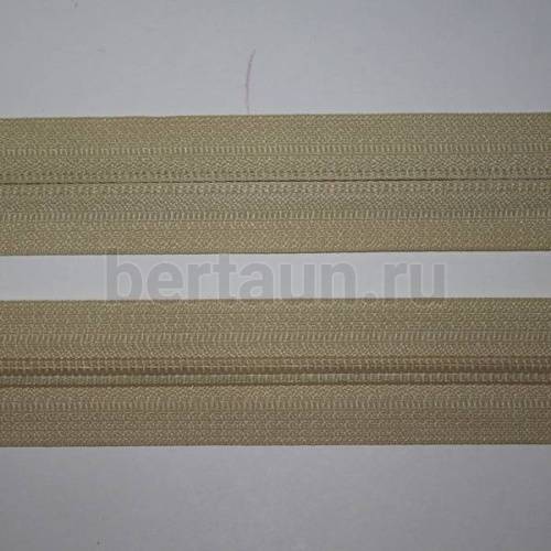 Молния рулонная  № 22 обувная Т7 ИТАЛИЯ  (S551) свет-кремовый