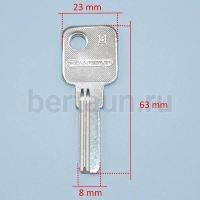 Заг.для ключ. Palladium-3 2п (8,7*2,35*27мм) верт 10457 H-190 №507 