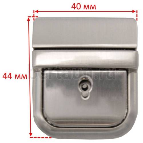 Замок портфельный №108 YC 649 никель ЛТ