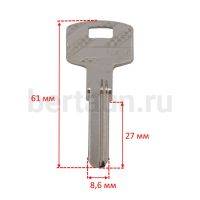 Заг.для ключ. DK8L (PDB15) ТУРЦИЯ ОРИГИНАЛ №332