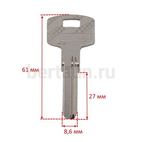 Заг.для ключ. DK8L (PDB15) ТУРЦИЯ ОРИГИНАЛ №332