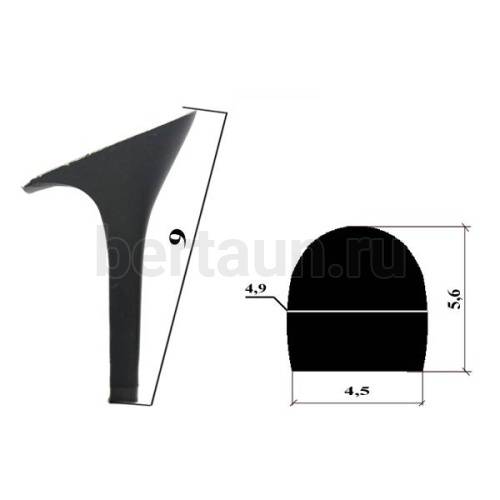 Каблуки № 123 LY 5017 черный матовый (высота 7 см)